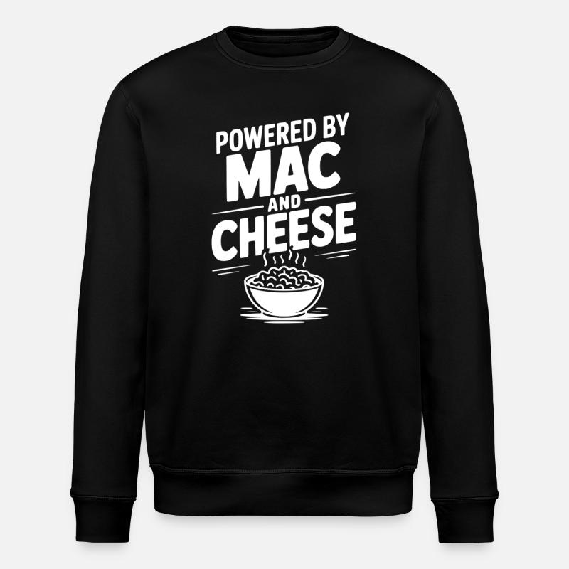 Propulsé par Mac and Cheese - Sweat bio ROLLER Stanley/Stella Unisexe - noir