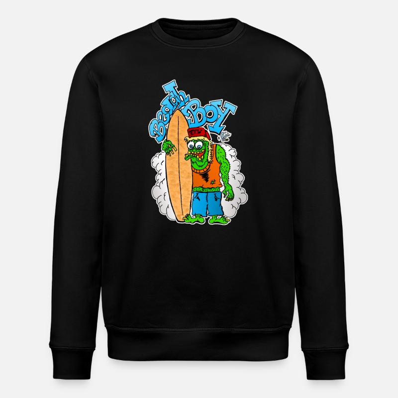 Beach Boy Surfer Monster - Sweat bio ROLLER Stanley/Stella Unisexe - noir