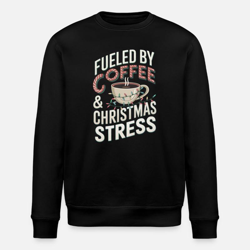 Café de Noël Humour - Sweat bio ROLLER Stanley/Stella Unisexe - noir