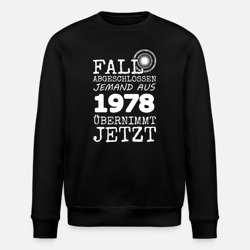 1978 1978 - Stanley/Stella Unisex Bio-Sweatshirt ROLLER - Schwarz