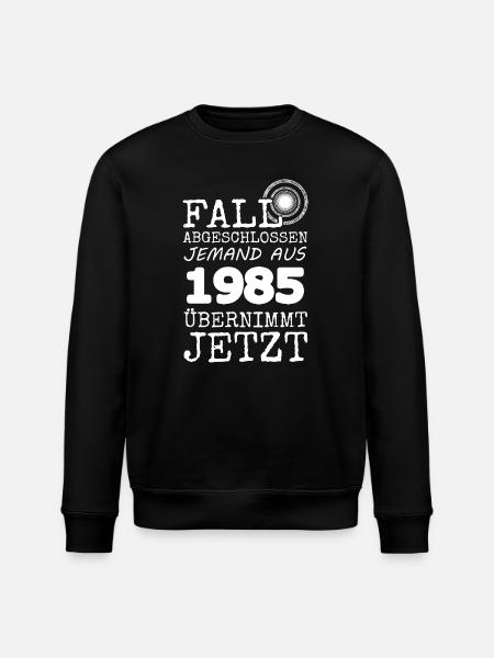 1985 - Stanley/Stella Unisex Bio-Sweatshirt ROLLER - Schwarz
