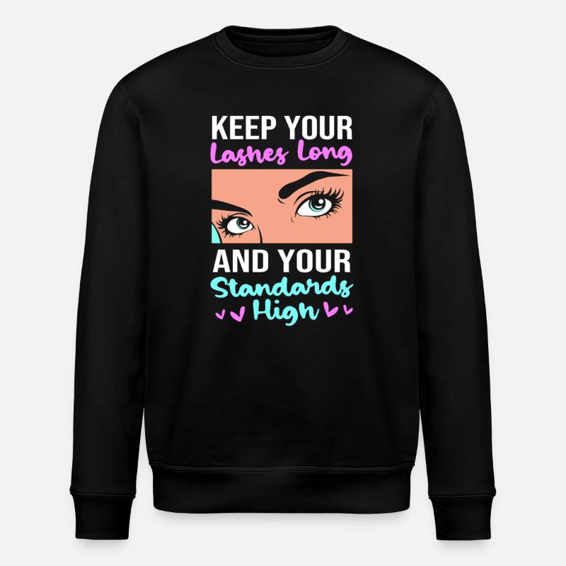 Kosmetikerin Make-up Kosmetik - Stanley/Stella Unisex Bio-Sweatshirt ROLLER - Schwarz
