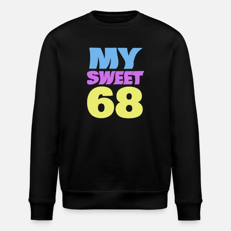 Age 68 - Stanley/Stella ROLLER Unisex Organic Sweatshirt - black