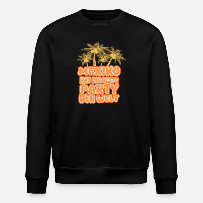 Urlaub Mexiko - Stanley/Stella Unisex Bio-Sweatshirt ROLLER - Schwarz