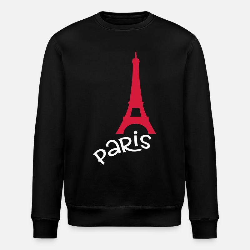 Paris - Sweat bio ROLLER Stanley/Stella Unisexe - noir