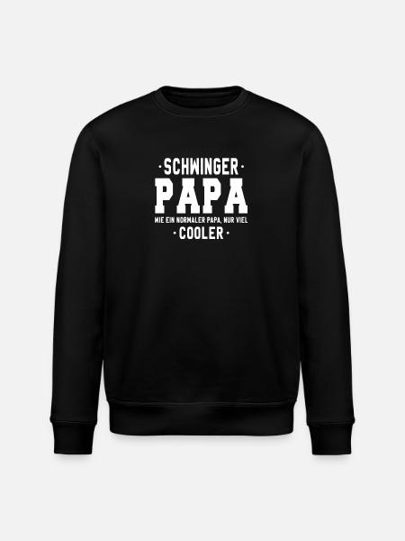 Schwinger Papa - Stanley/Stella Unisex Bio-Sweatshirt ROLLER - Schwarz