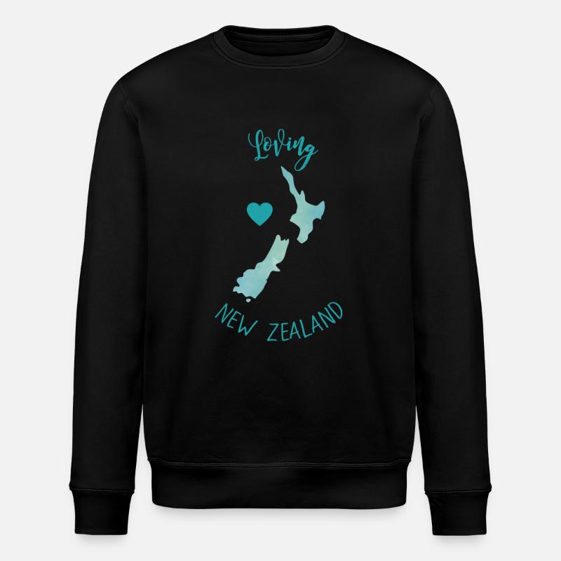 nouvelle-Zélande - Sweat bio ROLLER Stanley/Stella Unisexe - noir