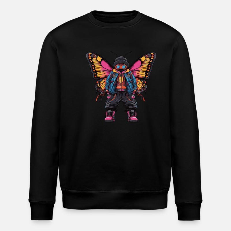 Papillon Mode Hiver - Sweat bio ROLLER Stanley/Stella Unisexe - noir