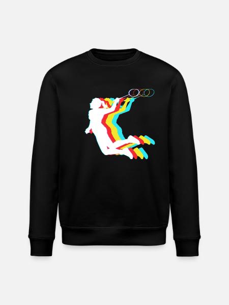 Badminton - Stanley/Stella ROLLER Unisex Organic Sweatshirt - black