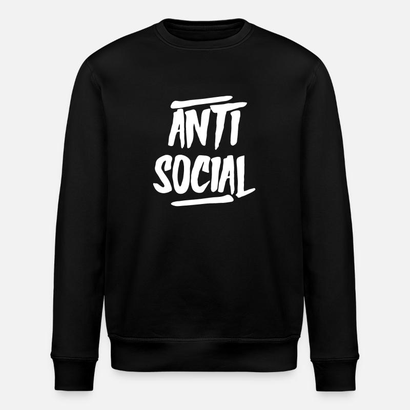 AntiSocial II W - Stanley/Stella Unisex Bio-Sweatshirt ROLLER - Schwarz