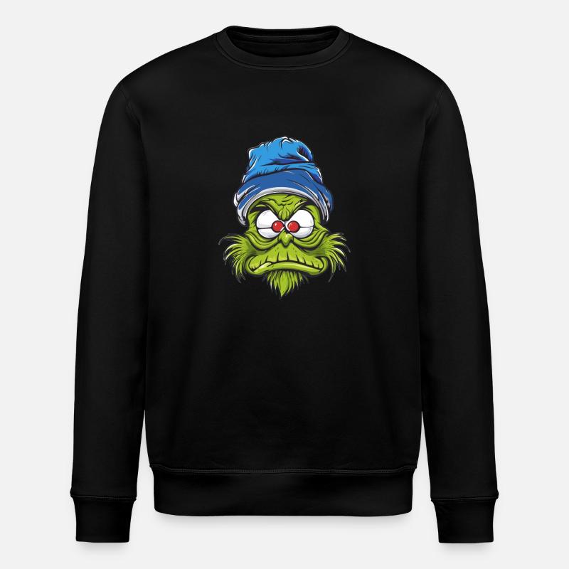 Gnom - Stanley/Stella Unisex Bio-Sweatshirt ROLLER - Schwarz