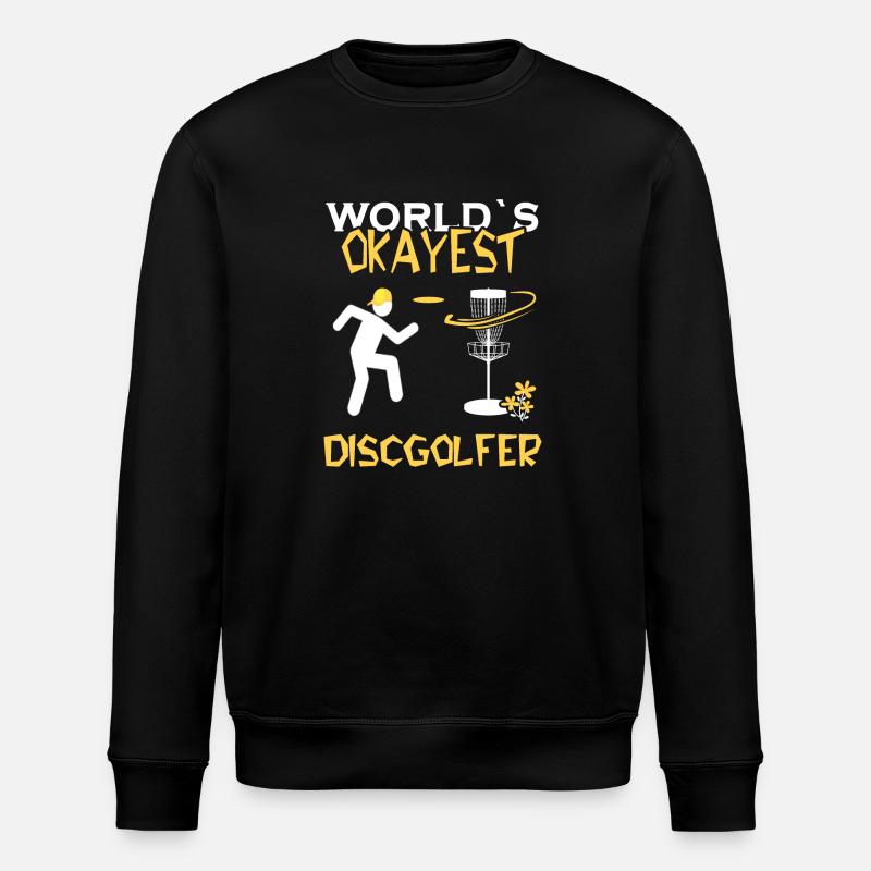 Frisbee Ultimate-Frisbee Discgolfer Frisbee - Stanley/Stella ROLLER Unisex Organic Sweatshirt - black
