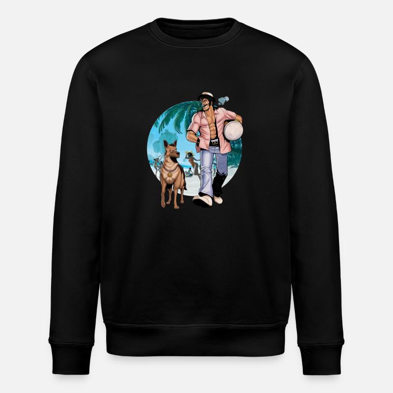 Francisco Summer - Stanley/Stella ROLLER Unisex Organic Sweatshirt - black