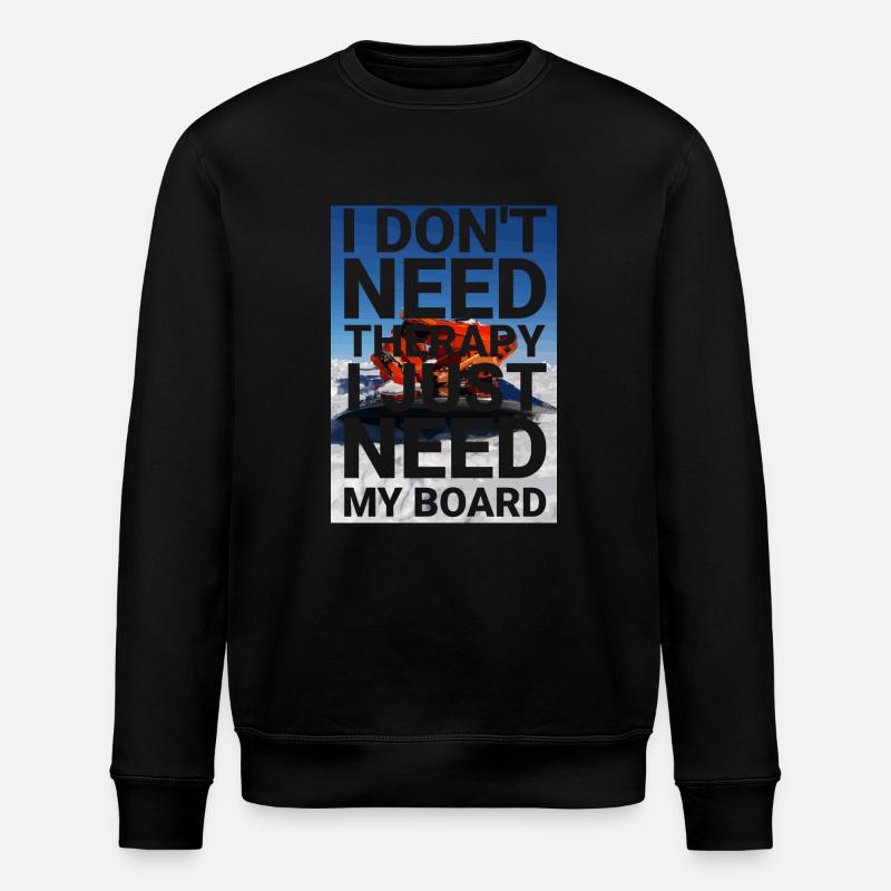 Ride Therapy - Stanley/Stella Unisex Bio-Sweatshirt ROLLER - Schwarz