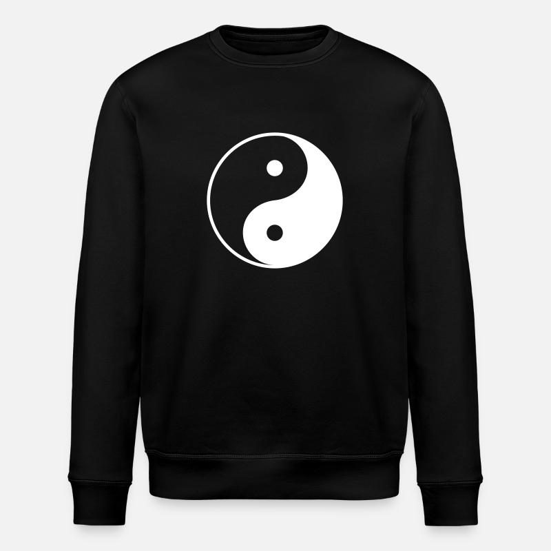 Yin Yang - Stanley/Stella ROLLER Unisex Organic Sweatshirt - black