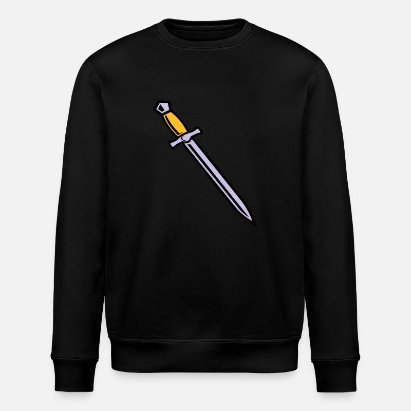 Schwert - Stanley/Stella Unisex Bio-Sweatshirt ROLLER - Schwarz