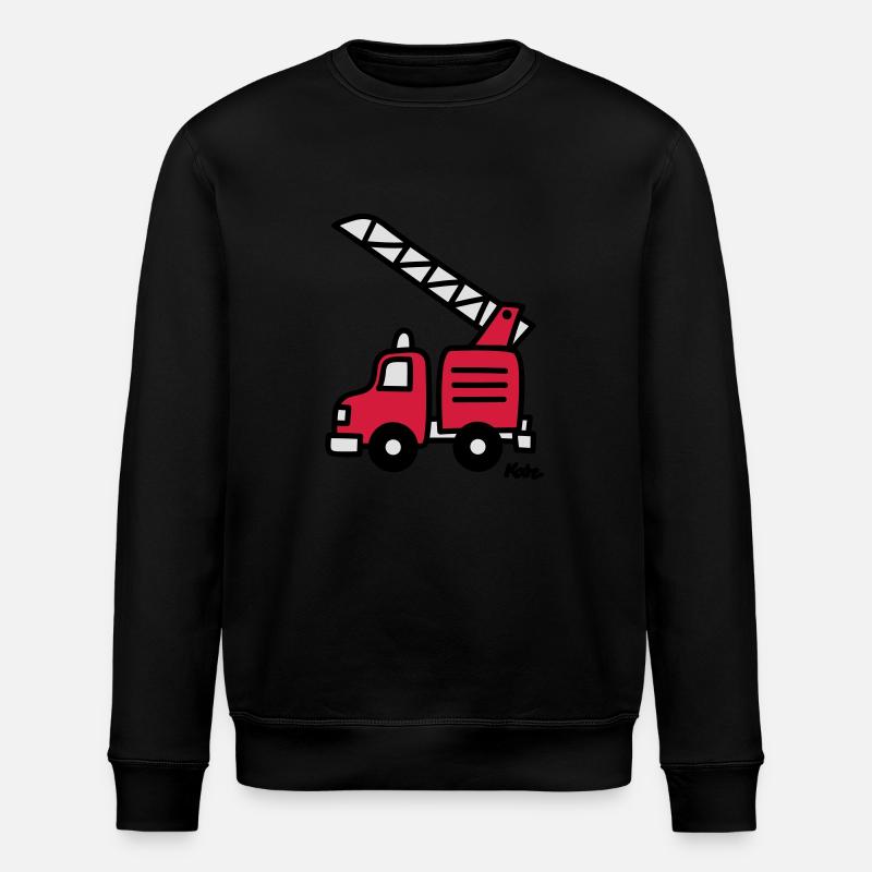 Feuerwehrauto (c) - Sweat bio ROLLER Stanley/Stella Unisexe - noir