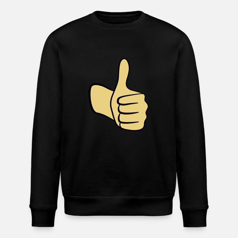 Daumen hoch! - Stanley/Stella Unisex Bio-Sweatshirt ROLLER - Schwarz