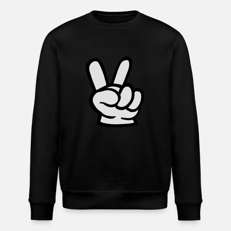 main victoire - Sweat bio ROLLER Stanley/Stella Unisexe - noir