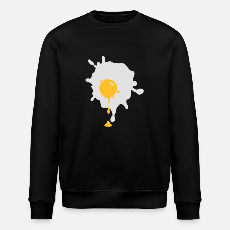 Running fried - V2 - Stanley/Stella ROLLER Unisex Organic Sweatshirt - black