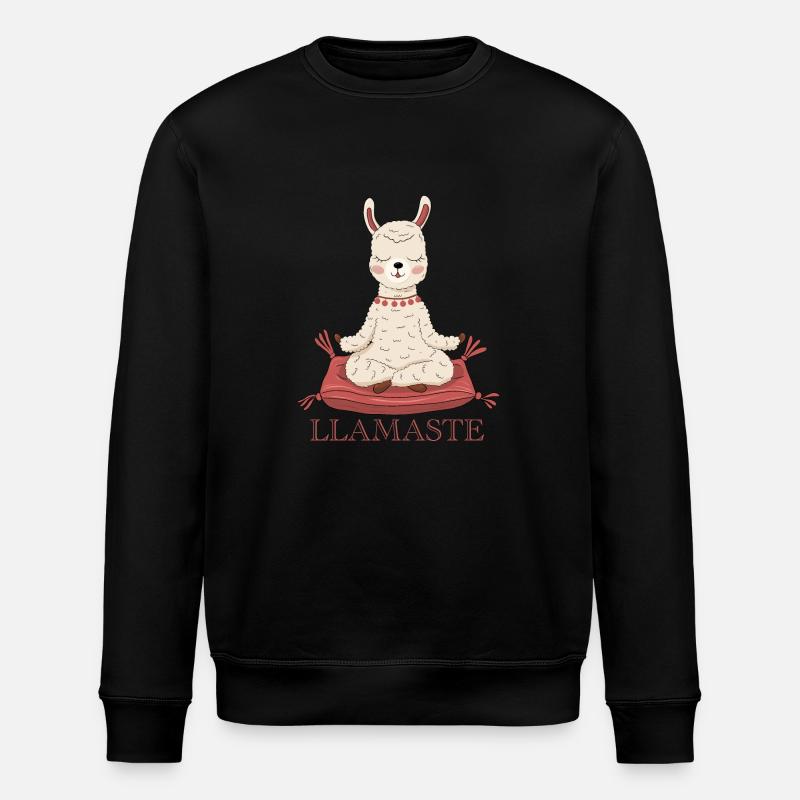 Llamaste - Stanley/Stella Unisex Bio-Sweatshirt ROLLER - Schwarz