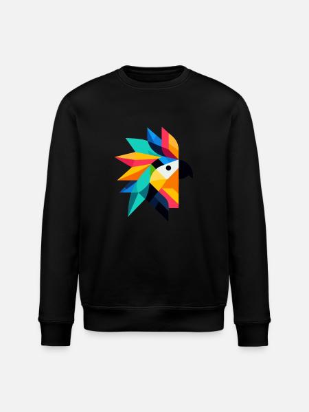 Oiseau - Sweat bio ROLLER Stanley/Stella Unisexe - noir