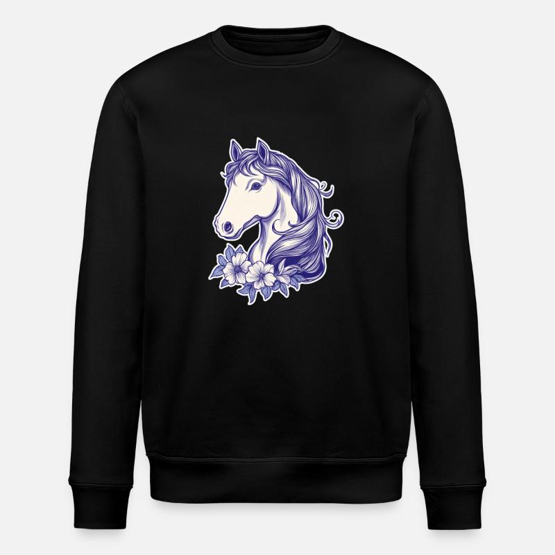 Cheval Enfants - Sweat bio ROLLER Stanley/Stella Unisexe - noir
