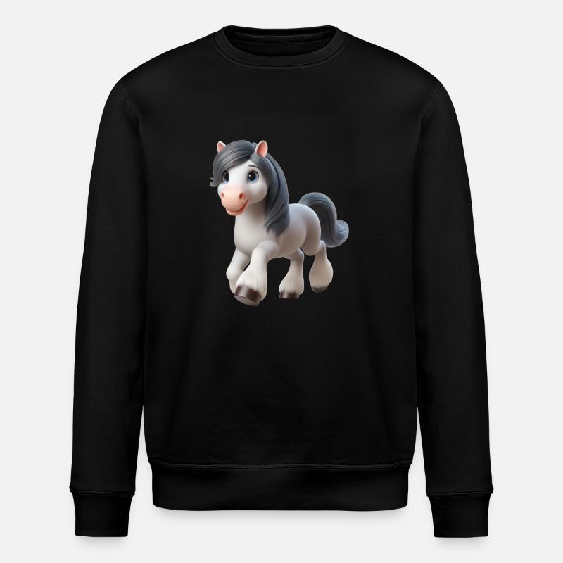 Cheval 2 - Sweat bio ROLLER Stanley/Stella Unisexe - noir