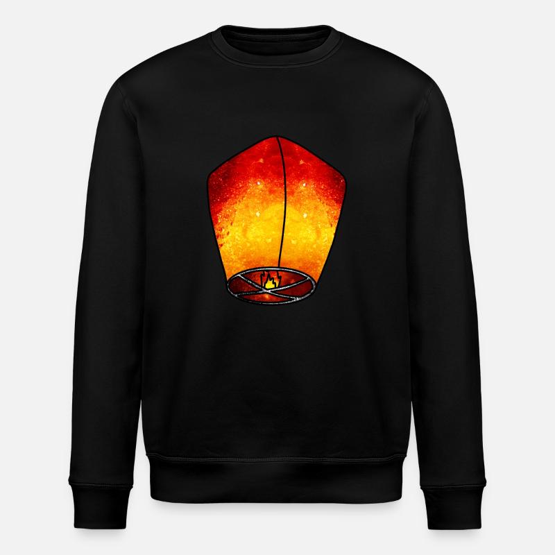 Kosmische Himmelslaterne - Stanley/Stella Unisex Bio-Sweatshirt ROLLER - Schwarz