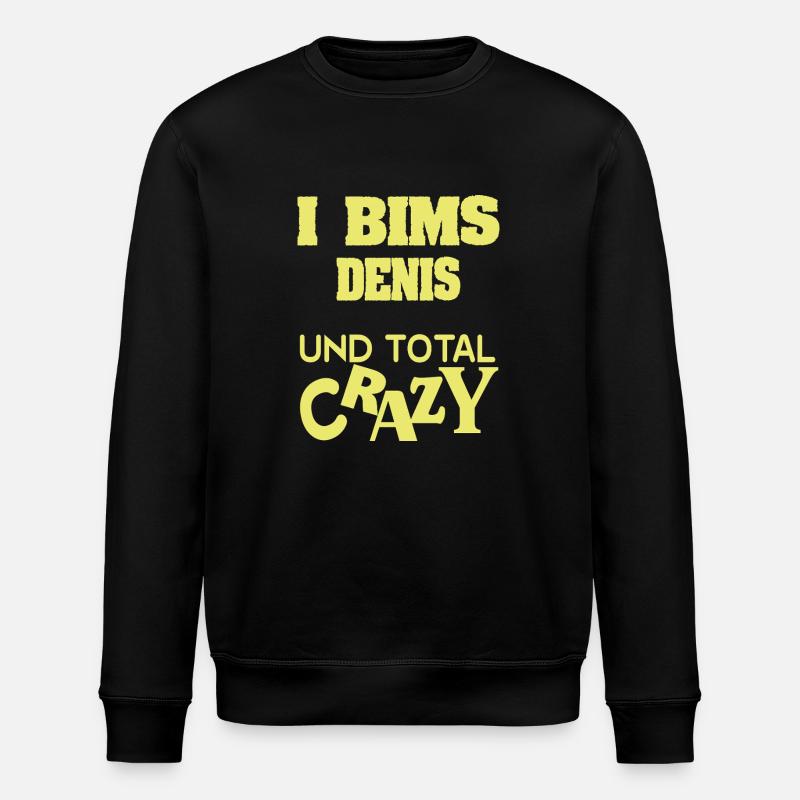 Denis - Sweat bio ROLLER Stanley/Stella Unisexe - noir