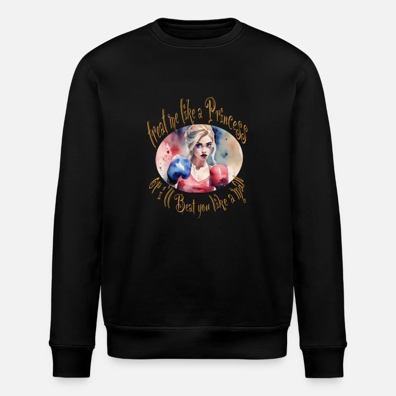 True Princess - Stanley/Stella Unisex Bio-Sweatshirt ROLLER - Schwarz