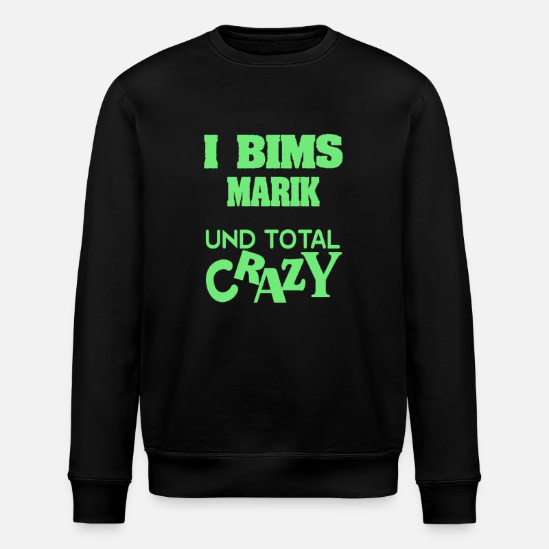 Marik - Sweat bio ROLLER Stanley/Stella Unisexe - noir