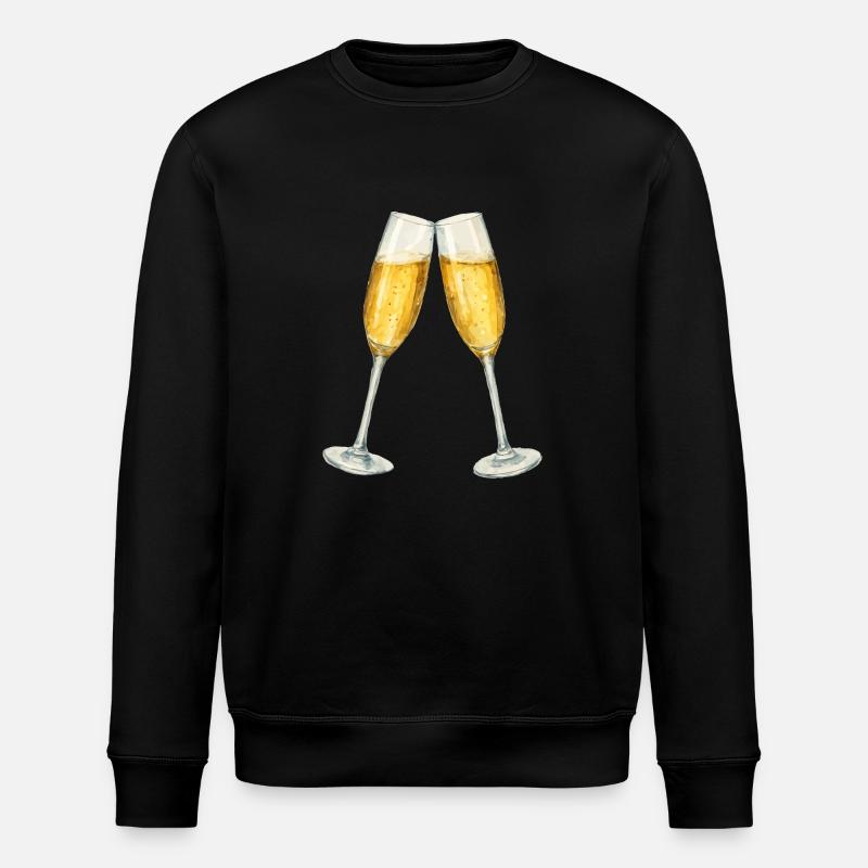 sekt glaeser - Stanley/Stella Unisex Bio-Sweatshirt ROLLER - Schwarz