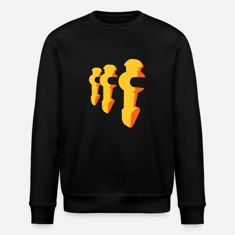 Kickerfiguren - Kickershirt - Stanley/Stella Unisex Bio-Sweatshirt ROLLER - Schwarz