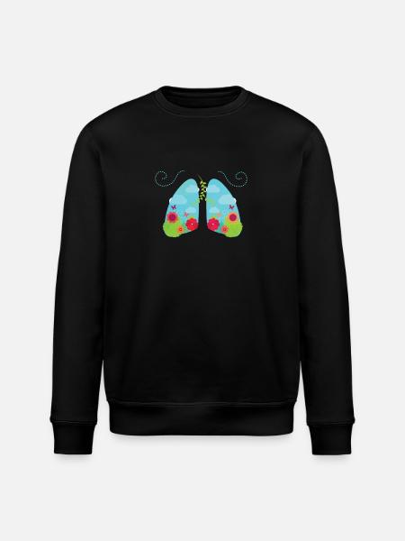 Nichtraucher - Stanley/Stella Unisex Bio-Sweatshirt ROLLER - Schwarz