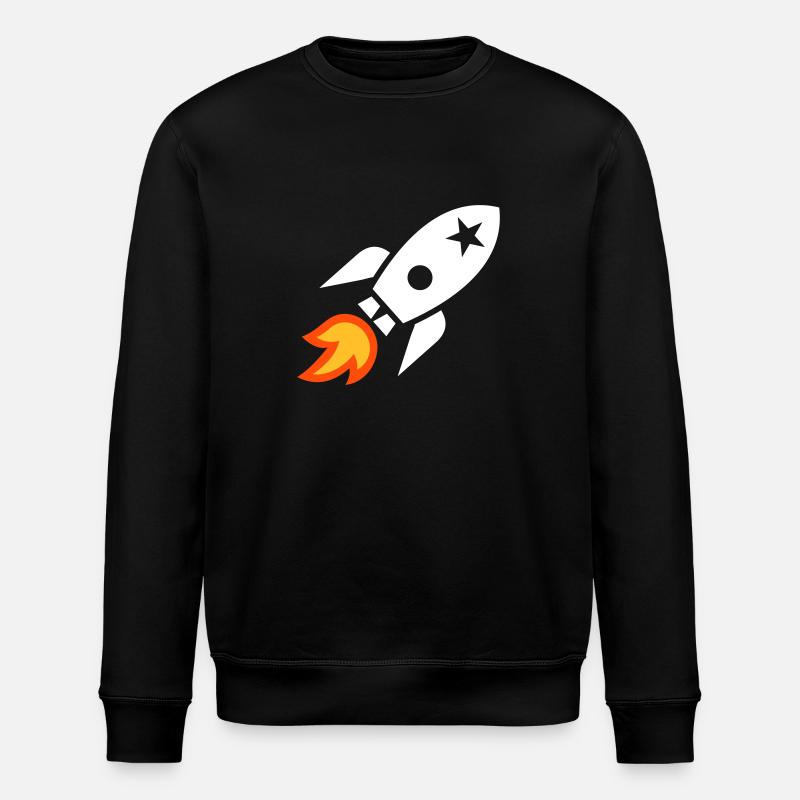 Rocket - Stanley/Stella ROLLER Unisex Organic Sweatshirt - black