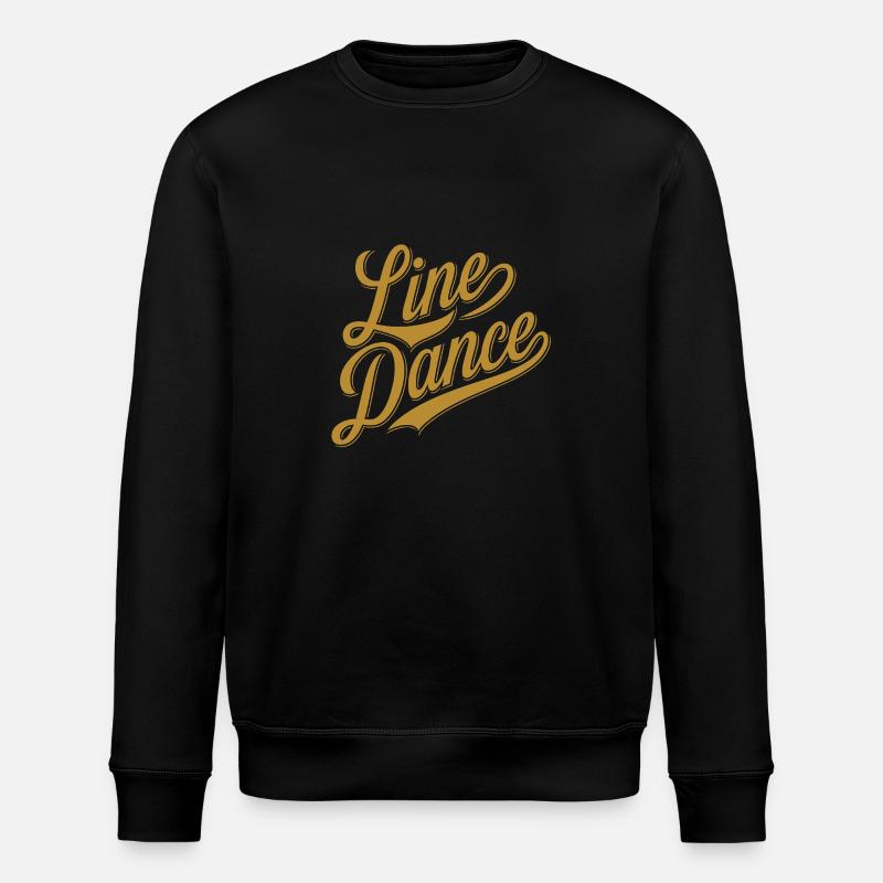 Line Dancing Country Dance Tanzen - Stanley/Stella ROLLER Unisex Organic Sweatshirt - black