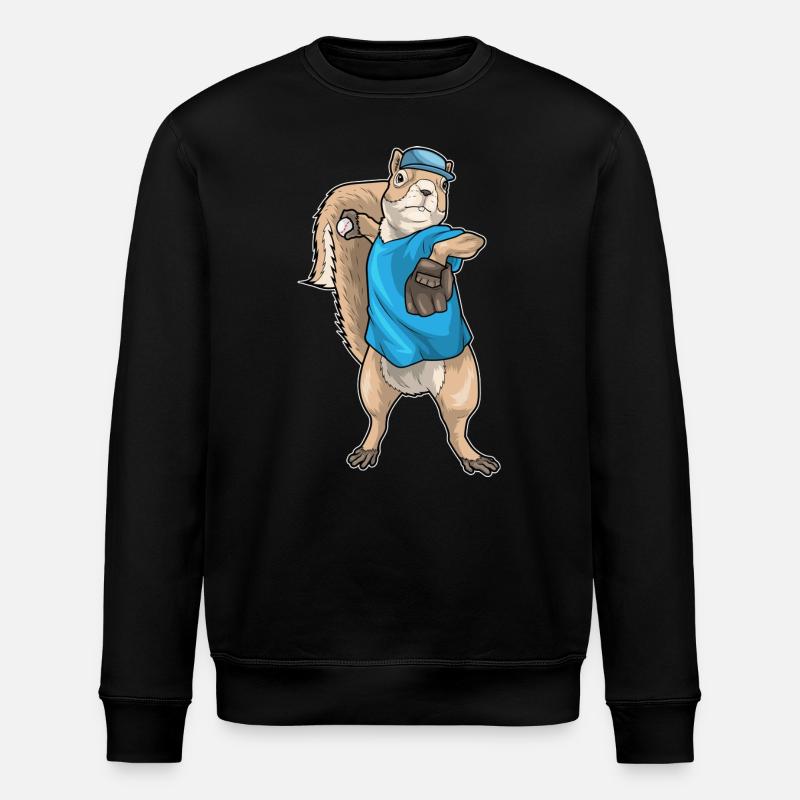 Gant de baseball Squirrel - Sweat bio ROLLER Stanley/Stella Unisexe - noir