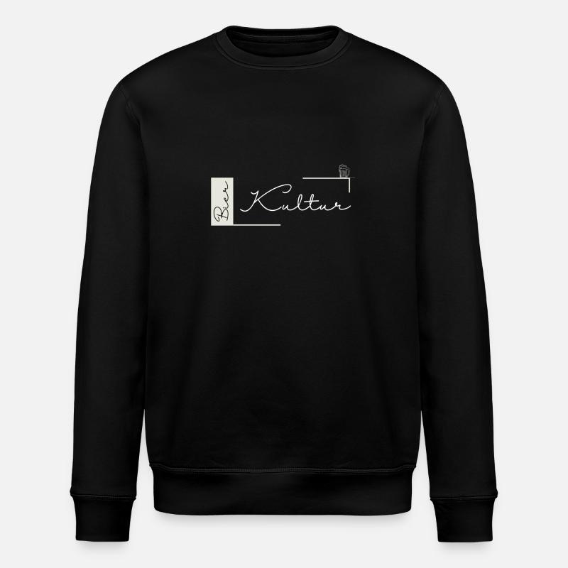 Bierkultur Bierglas - Stanley/Stella Unisex Bio-Sweatshirt ROLLER - Schwarz