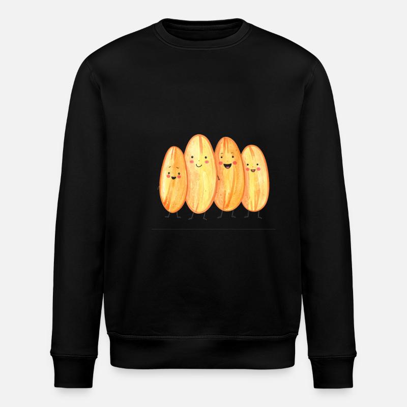 Croustilles - Sweat bio ROLLER Stanley/Stella Unisexe - noir