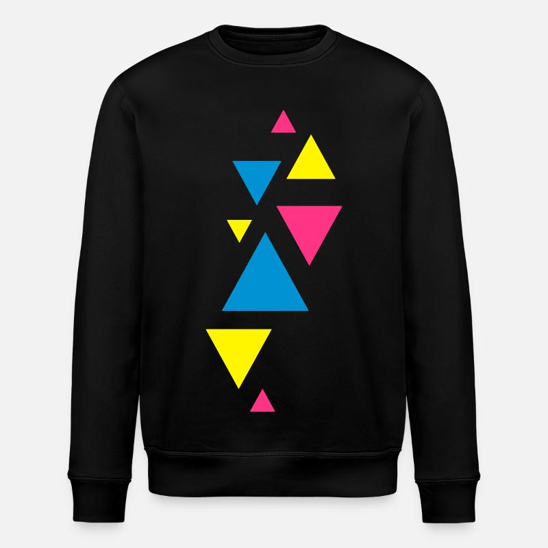 trois formes eckedesign hippie - Sweat bio ROLLER Stanley/Stella Unisexe - noir