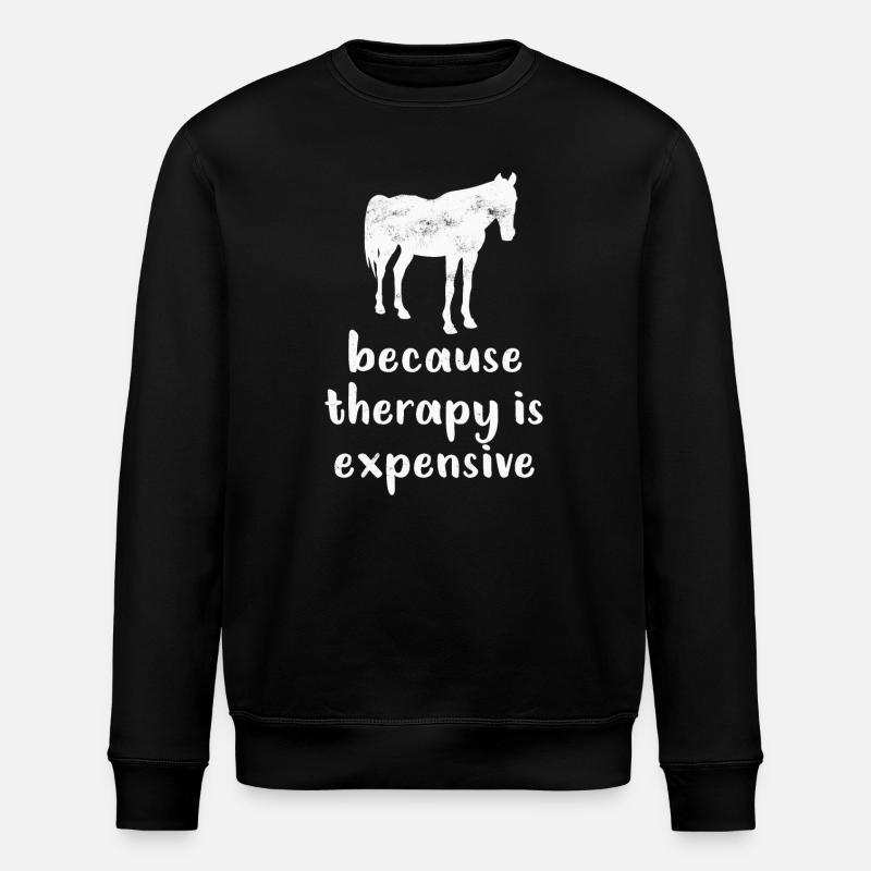 Pferd Pferde - Stanley/Stella Unisex Bio-Sweatshirt ROLLER - Schwarz