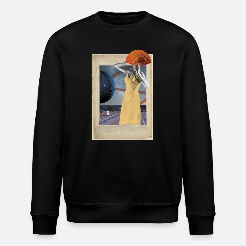 Voyageur Aventure Van Life Route - Stanley/Stella ROLLER Unisex Organic Sweatshirt - black