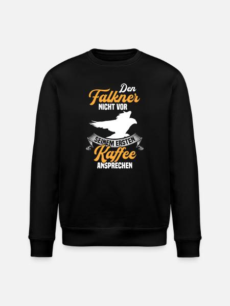 Falkner ansprechen Beizjagd Falknerei - Stanley/Stella Unisex Bio-Sweatshirt ROLLER - Schwarz