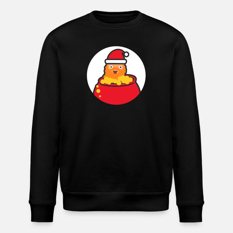 Ginger_cs2-Abzeichen mit Weihnachtsmotiv! - Stanley/Stella Unisex Bio-Sweatshirt ROLLER - Schwarz