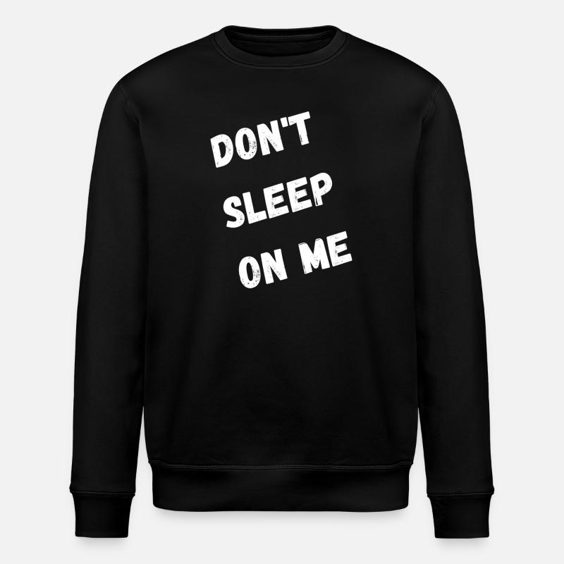 Inklusive Sleep On Me-Grafik - Stanley/Stella Unisex Bio-Sweatshirt ROLLER - Schwarz