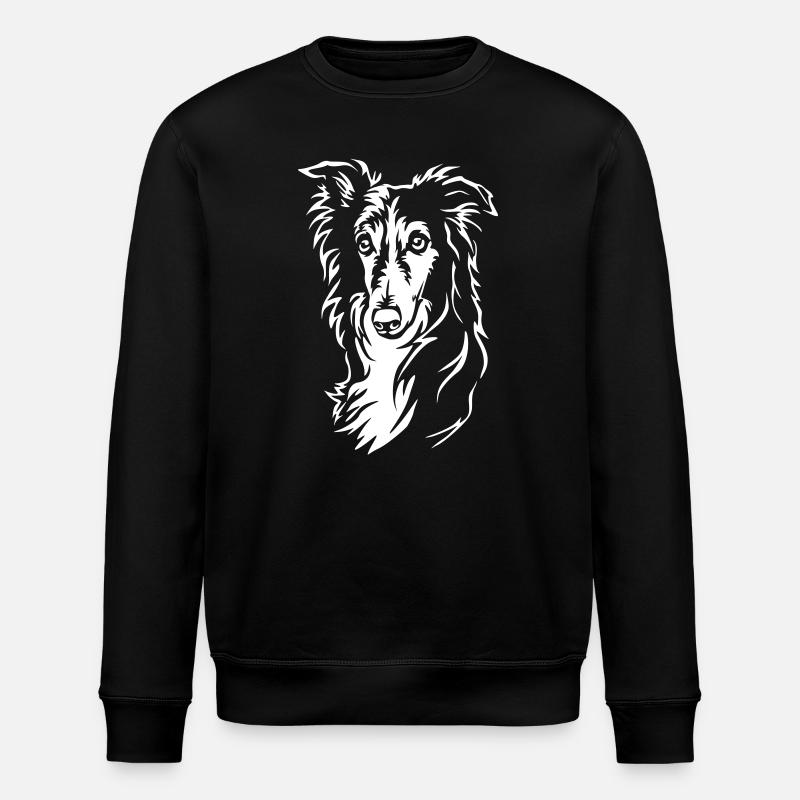 Silken Windhound Head « Édition Noire » - Sweat bio ROLLER Stanley/Stella Unisexe - noir