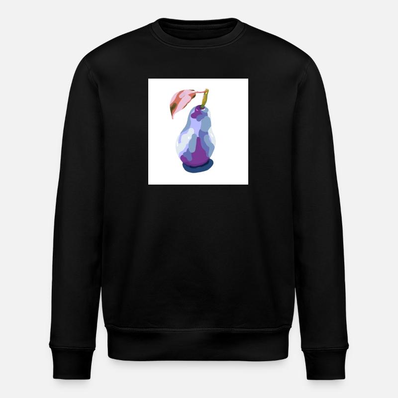 Poire en pastels abstrait - Sweat bio ROLLER Stanley/Stella Unisexe - noir