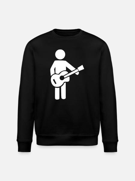 Guitariste Silhouette Music Design - Sweat bio ROLLER Stanley/Stella Unisexe - noir