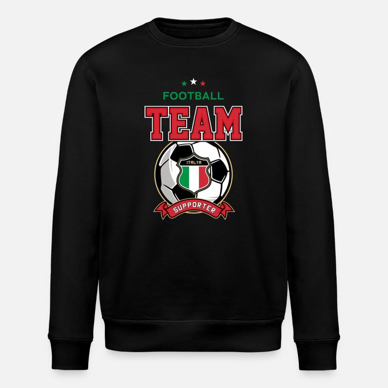 Italya - Stanley/Stella ROLLER Unisex Organic Sweatshirt - black